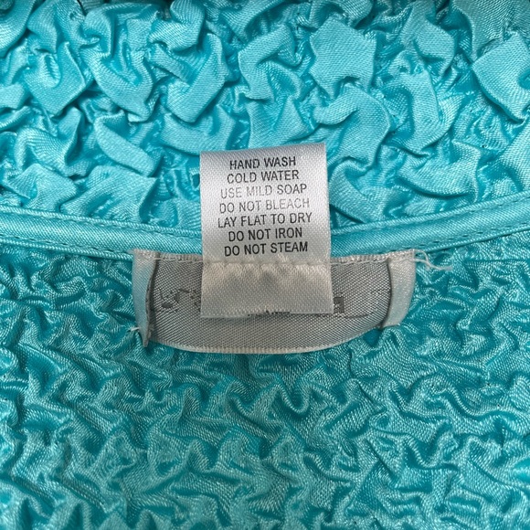 Vintage 2 piece ribbon knit sweater and shell - Picture 9 of 11